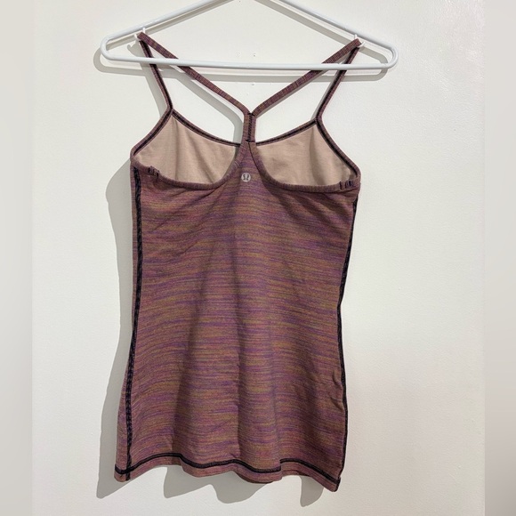 🎉4/30$🎉 Lululemon Athletica Purple Fitted Camisole Top PTP 14 in🍋 - Picture 2 of 3